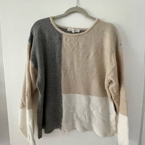 Color block sweater